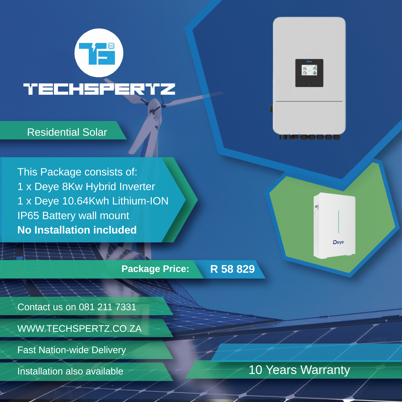 Dey-8-10kW-Bun - Techspertz.co.za