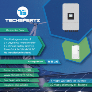 Deye 8kW Inverter & Dyness 14kWh Battery Combo