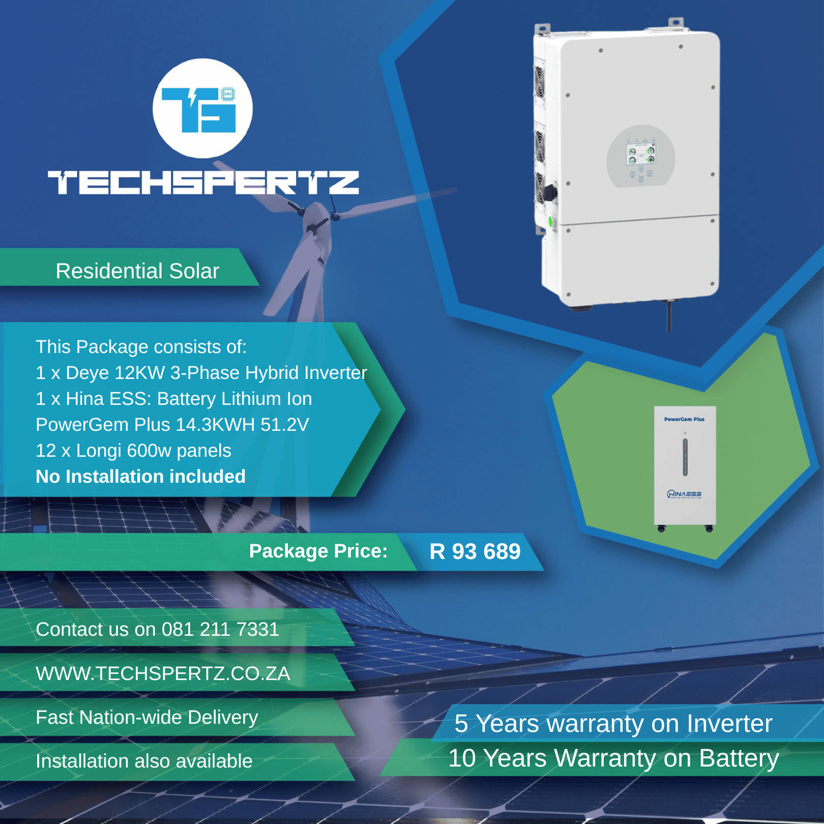 Sol-Dey-12kW-3-ph-Hin-14kWh-Bun - Techspertz.co.za